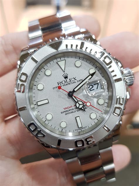 rolex yacht master 2007 platinum|rolex yacht master bezel.